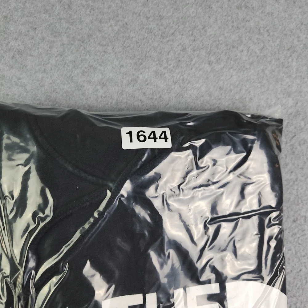 The North Face Hoodie Mens XXL Black Half Dome Logo Pullover Fleece Sweatshirt‎